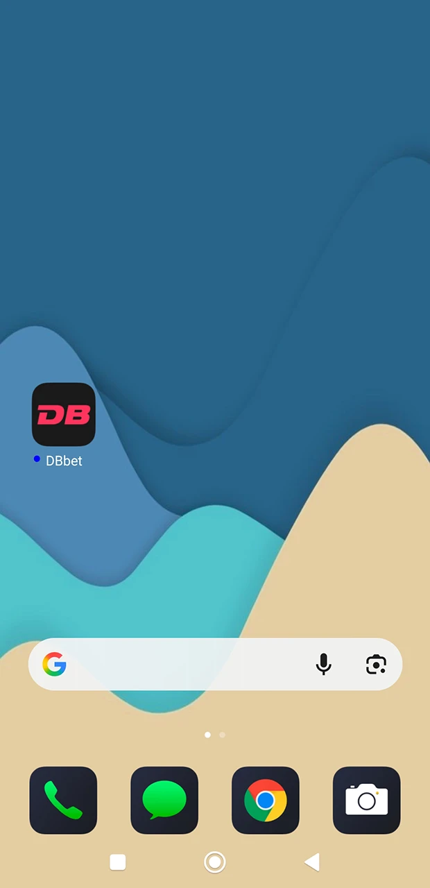 Open the DBbet app and place your first bet.