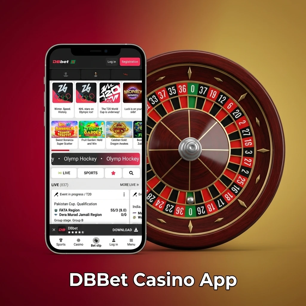 DBBet casino app showing 5000+ games including slots, live dealers, table games, Teen Patti, and jackpot slots for Bangladesh players